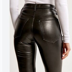 Abercrombie and Fitch Mixed Fabric Jeans